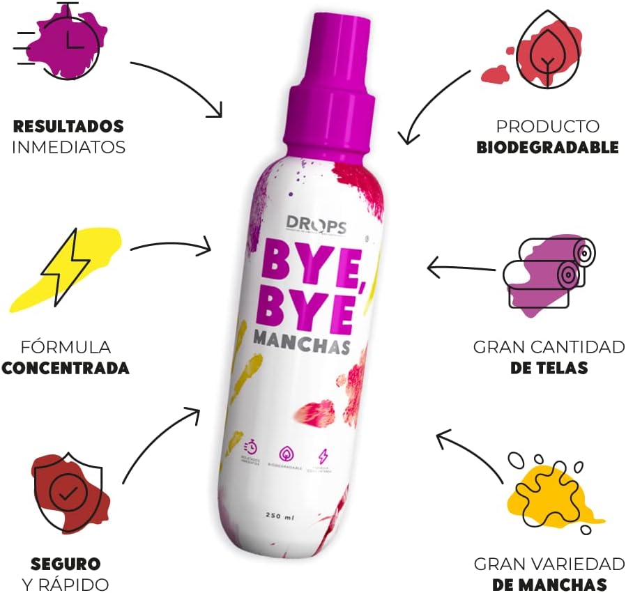 Quitamanchas BYE BYE Manchas 250 ml