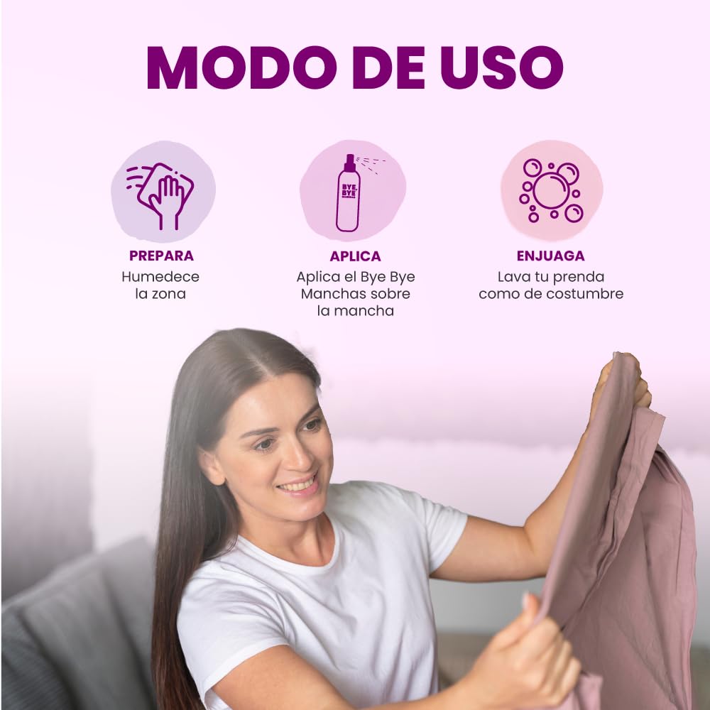 Kit Drops - Desengrasante Multipropósito + Quitamanchas BYE BYE 250mL + 2 Quitamanchas BYE BYE 50 mL