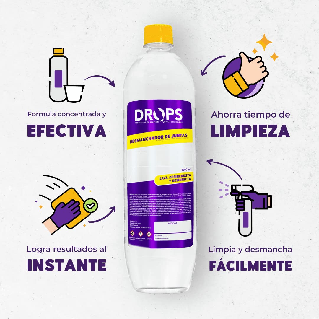 Kit Drops - Desmanchador de Juntas + Desengrasante Multipropósito