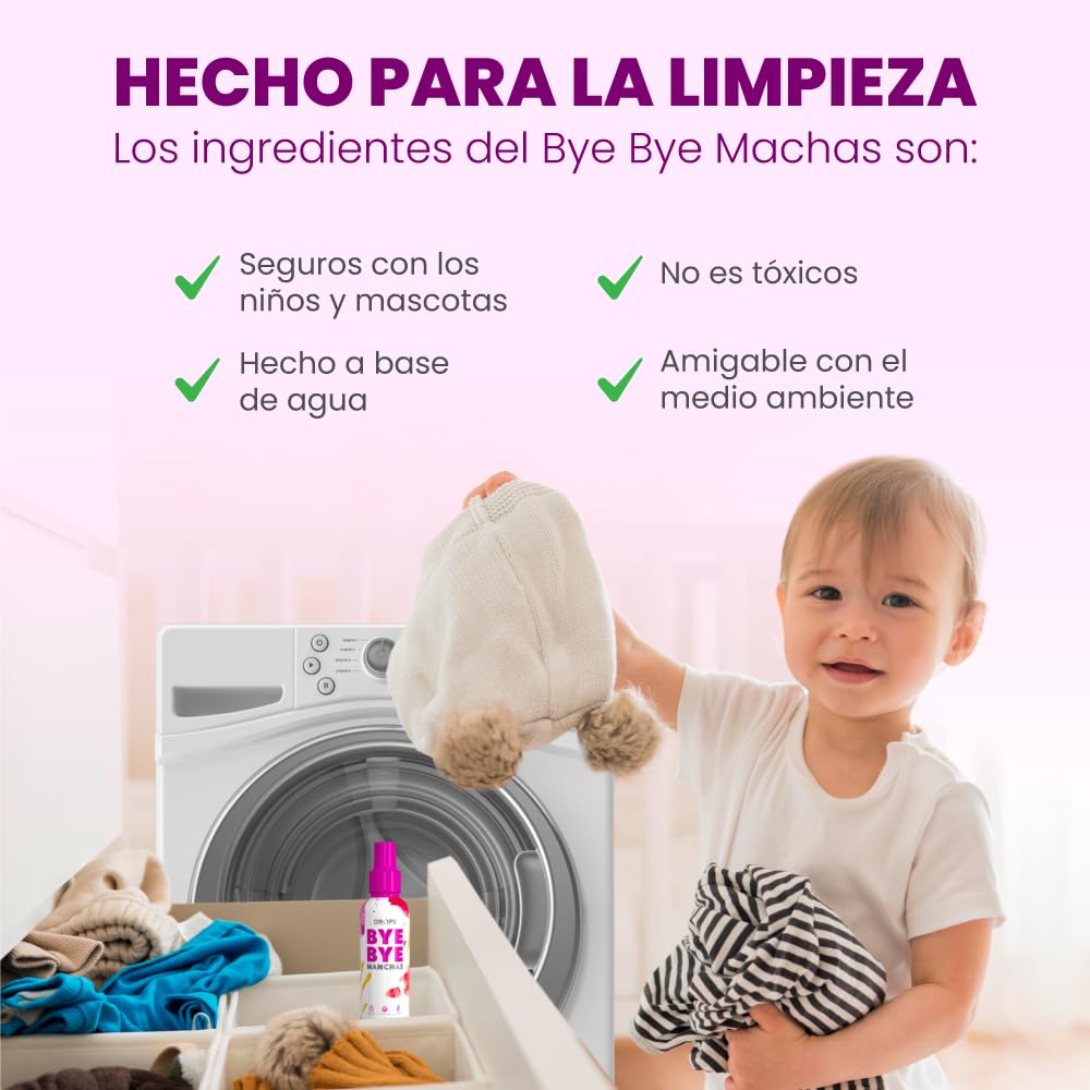 Kit Drops - Desengrasante Multipropósito + Quitamanchas Bye Bye 250 mL