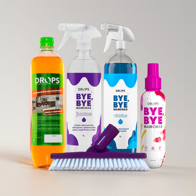 Súper kit de limpieza Drops + Cepillo